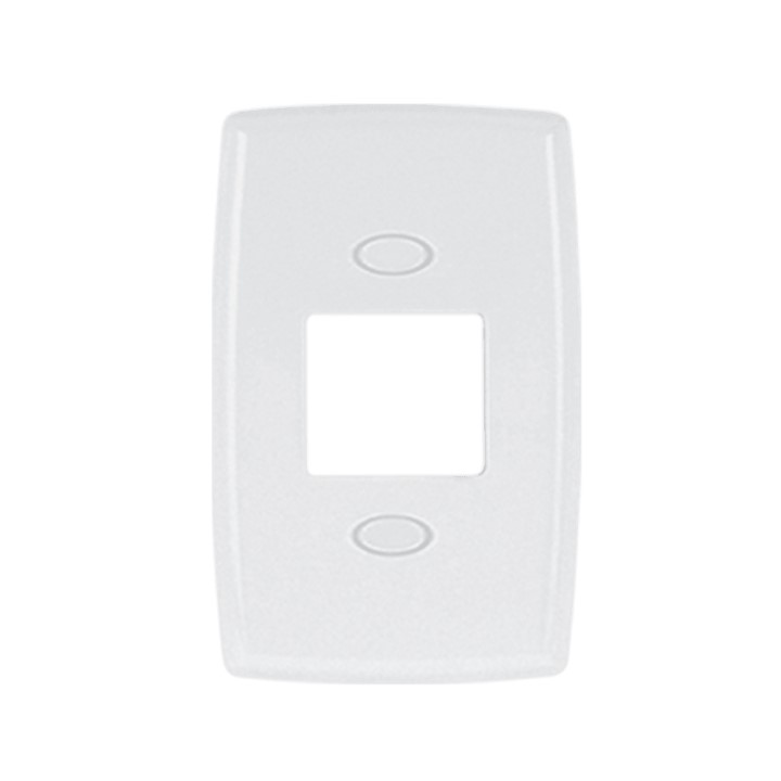 SAFIRA PLACA 4 X 2 2 INTERRUPTOR BRANCA (2250) -ILUMI