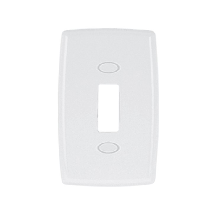 SAFIRA PLACA 4 X 2 1 INTERRUPTOR BRANCA (2249) - ILUMI