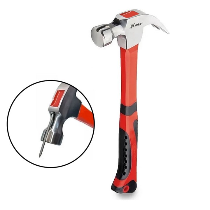 MARTELO UNHA 27 MM CABO FIBRA CABECA MAGNETICA MTX (104469) - MF