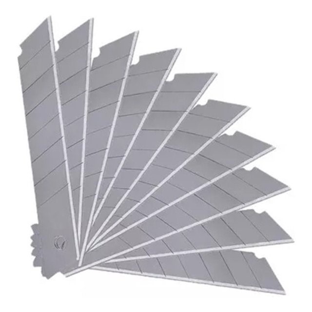 LAMINA ESTILETE 9 MM C/ 10 PCS SPARTA (78968) - MF