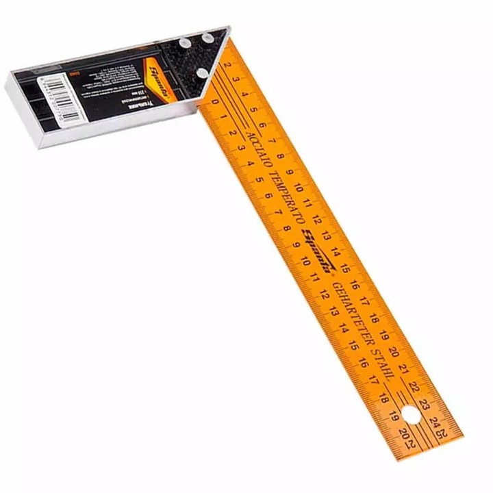 ESQUADRO 30 CM METALICO SPARTA (3234455) - MF