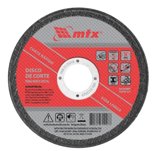 DISCO CORTE INOX / FERRO