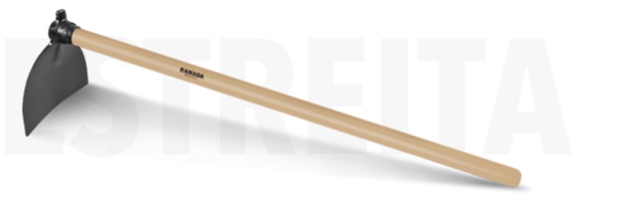 ENXADA ESTREITA 25 CM C/CABO -RAMADA