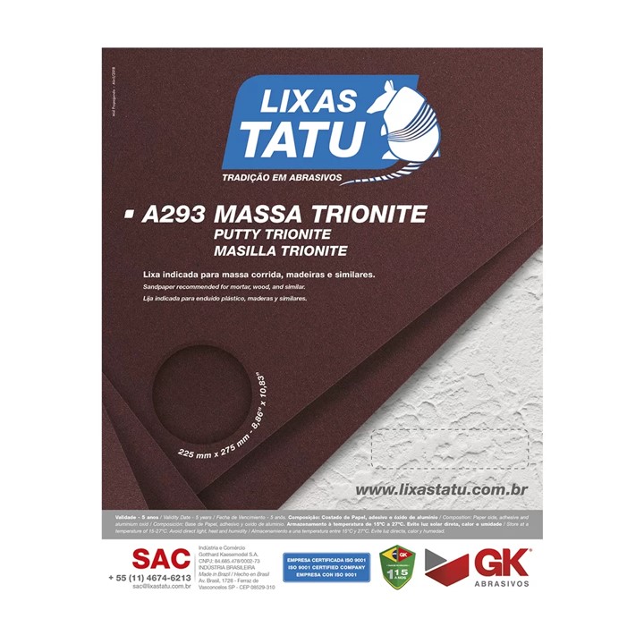 LIXA MASSA 150 (A293)- TATU