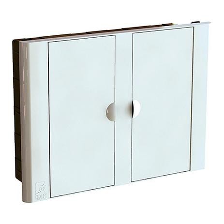 CENTRO DISJUNTOR BRANCO 12/16 EMBUTIR NEMA/DIN (7059) - TAF