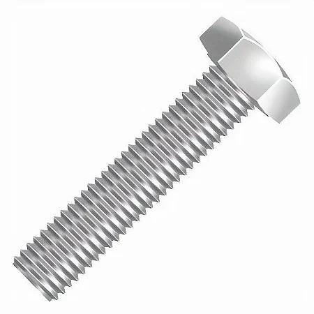 PARAFUSO SEXTAVADO ZINCADO 1/4 X 2 - 200 PCS - NEW FIX