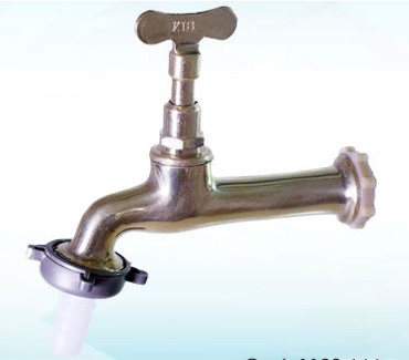 TORNEIRA JARDIM LONGA AMARELA 1130 METAL -ORIGINAL ZB