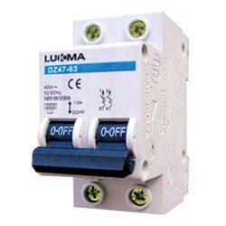 DISJUNTOR DIN BIPOLAR 20A (34015)- LUKMA