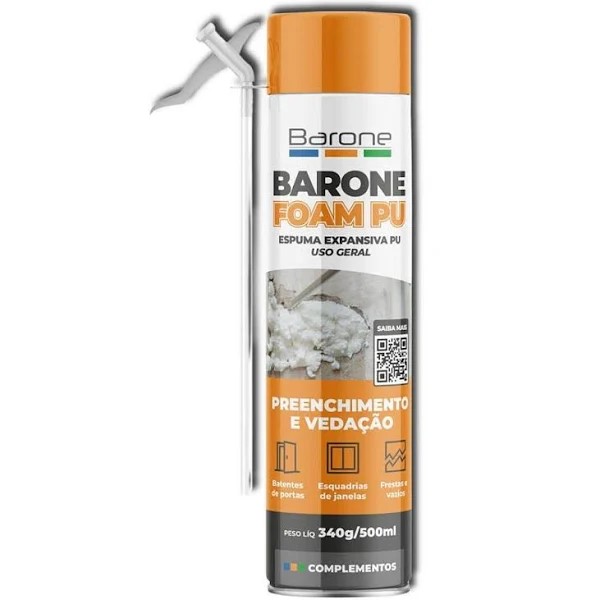 ESPUMA EXPANSIVA PU 340 G 500ML (22616)- BARONE
