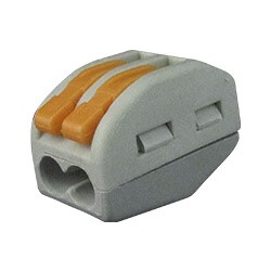 EMENDA RÁPIDA ALAVANCA 4 MM 2 VIAS FLEX (66001) - LUKMA