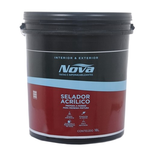 SELADOR ACRILICO BRANCO 18 L BALDE - NOVA TINTAS