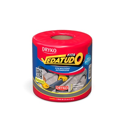 FITA VEDA TUDO ALUM 15 CM X 10 M - DRYKO