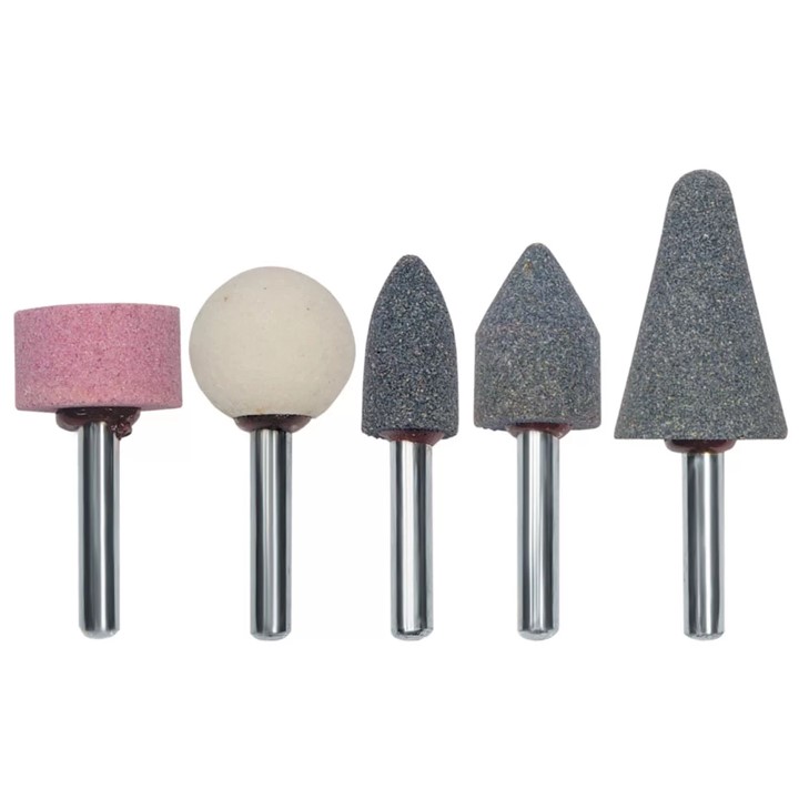 PEDRA DE MOAGEM PARA FURADEIRA JOGO 5 PCS MTX (760209) - MF
