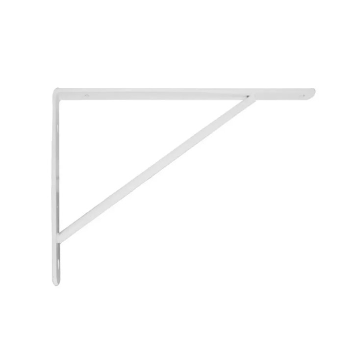 SUPORTE PRATELEIRA FORTE 50 CM BRANCO - OVERTIME