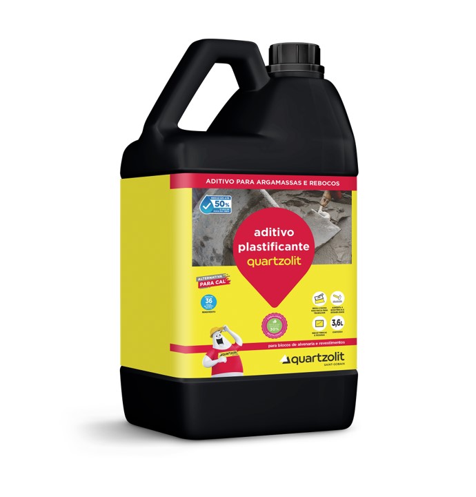 ADITIVO PLASTIFICANTE 3,6 L - QUARTZOLIT