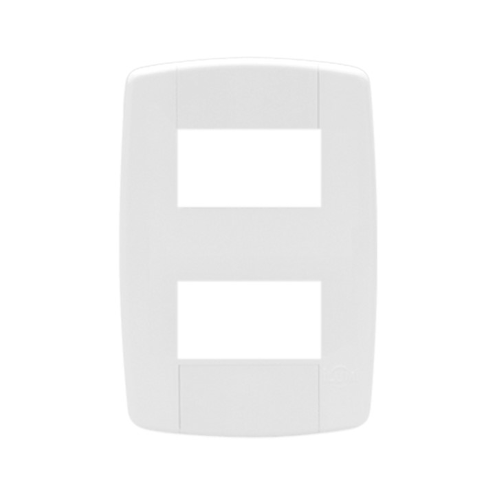 LEV/SLIM PLACA 4 X 2 2 MODULOS SEPARADOS (8708) -ILUMI