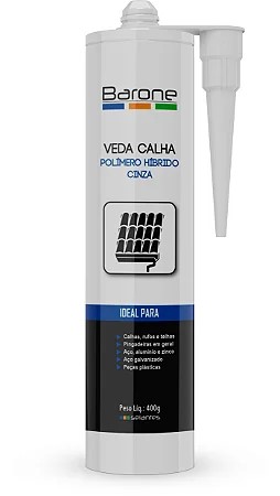 VEDA CALHA 360 G CINZA (22049) - BARONE