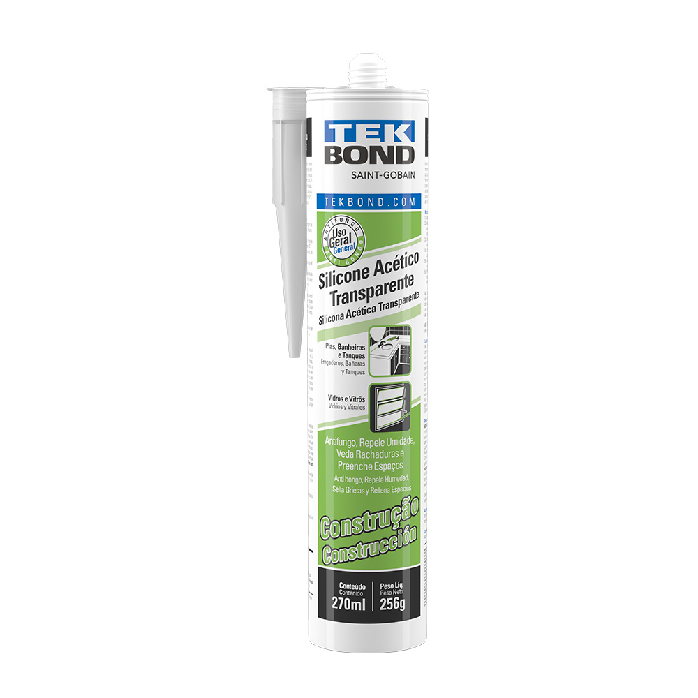 SILICONE 256 G TRANSPARENTE - TEK BOND
