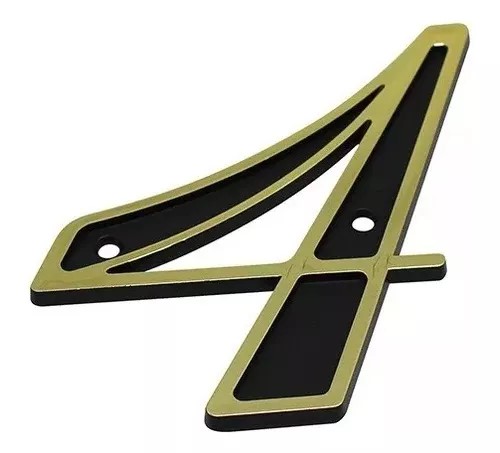 NUMERO RESIDENCIAL PVC 4 (28-1070)- ANNLUX