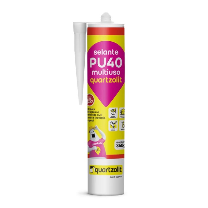 SELANTE PU 40 MULTIUSO 360 G BRANCO -QUARTZOLIT