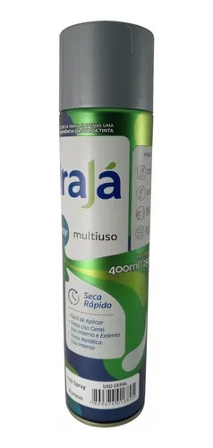 TINTA SPRAY USO GERAL CINZA ESCURO 400 ML (16.042) -IRAJA