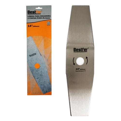 LAMINA PARA ROCADEIRA 2 PONTAS (FURO 25.4MM) (BFH2226) -BESTFER
