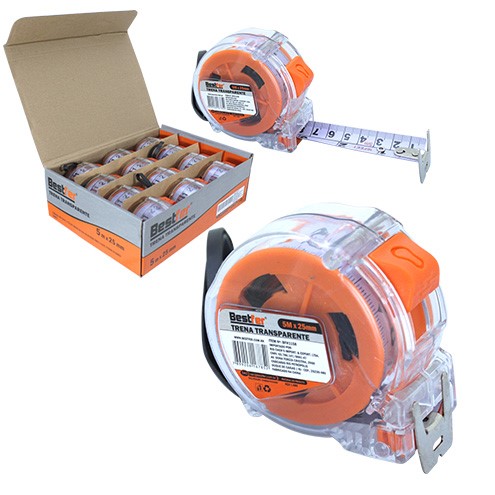TRENA 5 M X 25 MM TRANSPARENTE (BFH1158) -BESTFER