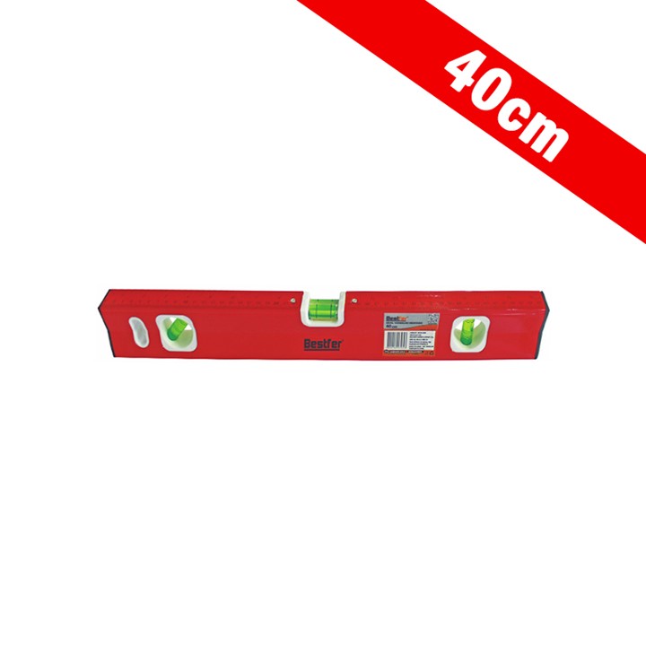 NIVEL ALUMINIO 40 CM MAGNETICO (BFH1429) -BESTFER
