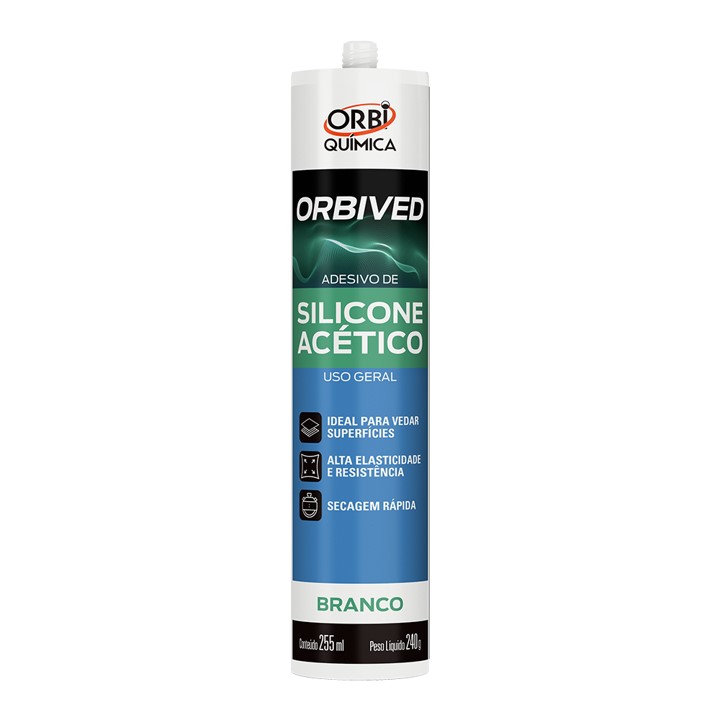 SILICONE 240 G 255 ML BRANCO (17589) - ORBI