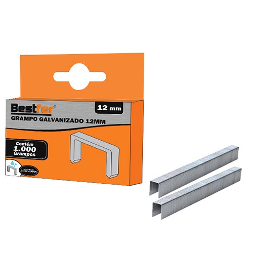 GRAMPO GRAMPEADOR 12 MM 1000 PCS (BFH1775)-BESTFER