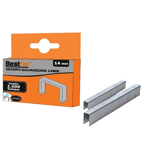 GRAMPO GRAMPEADOR 14 MM 1000 PCS (BFH1776)-BESTFER