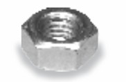 PORCA SEXTAVADA ZINCADA 1/4 - CHV 7/16 - 200 PCS (26517)- JOMARCA