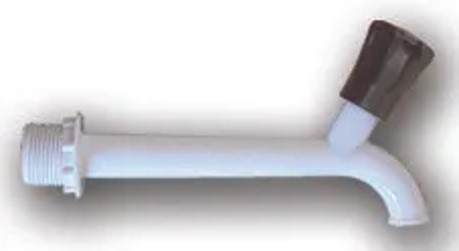 TORNEIRA PIA BRANCA 3/4X1/2 PVC (1127R) -GRAP