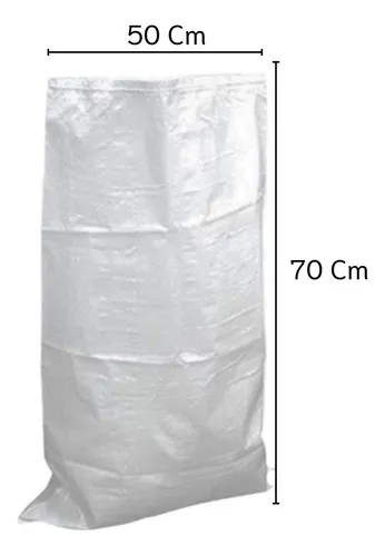 SACO PARA ENTULHO 50 CM X 70 CM 5 PCS - ISAC