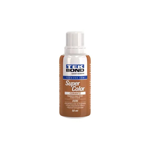 CORANTE LIQUIDO OCRE 50 ML - TEK BOND