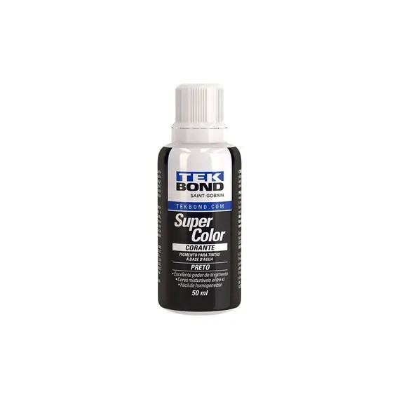 CORANTE LIQUIDO PRETO 50 ML - TEK BOND