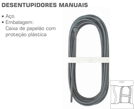 DESENTUPIDOR MANUAL 5 M (BFH2299) - BESTFER