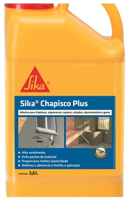 SIKA CHAPISCO PLUS BRANCO 3,6 L (427965) - SIKA