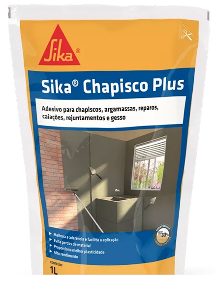 SIKA CHAPISCO PLUS BRANCO 1 L (427966) - SIKA