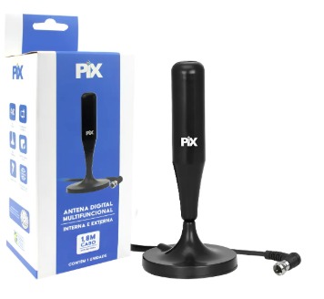 ANTENA DIGITAL INTERNA HDTV 1,8 M C/ IMA (008-9506) - PIX