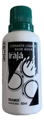 CORANTE LIQUIDO IRAMIX VERDE 50 ML - IRAJA