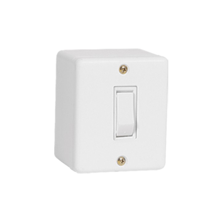 BOX BRANCA CONJ 1 INTERRUPTOR SIMPLES (6317) - ILUMI